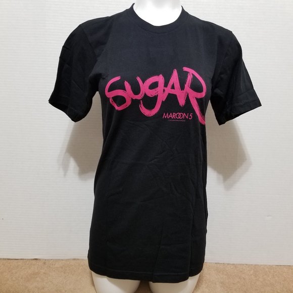 Maroon 5 shirt Small Sugar single graphic slogan band merch - Picture 1 of 9